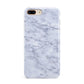 Faux Carrara Marble Print Apple iPhone 7 8 Plus 3D Tough Case