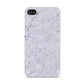 Faux Carrara Marble Print Grey Apple iPhone 4s Case