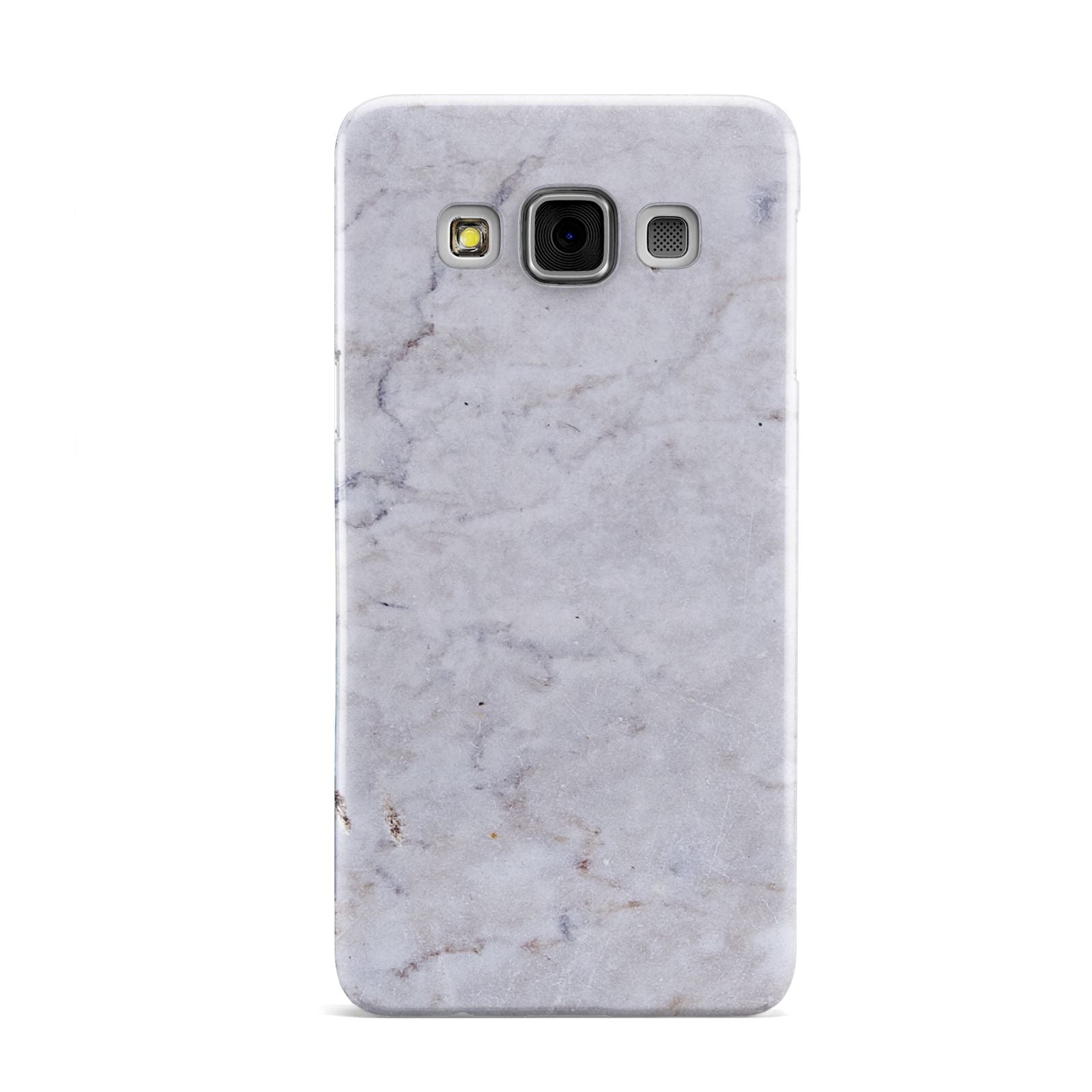 Faux Carrara Marble Print Grey Samsung Galaxy A3 Case