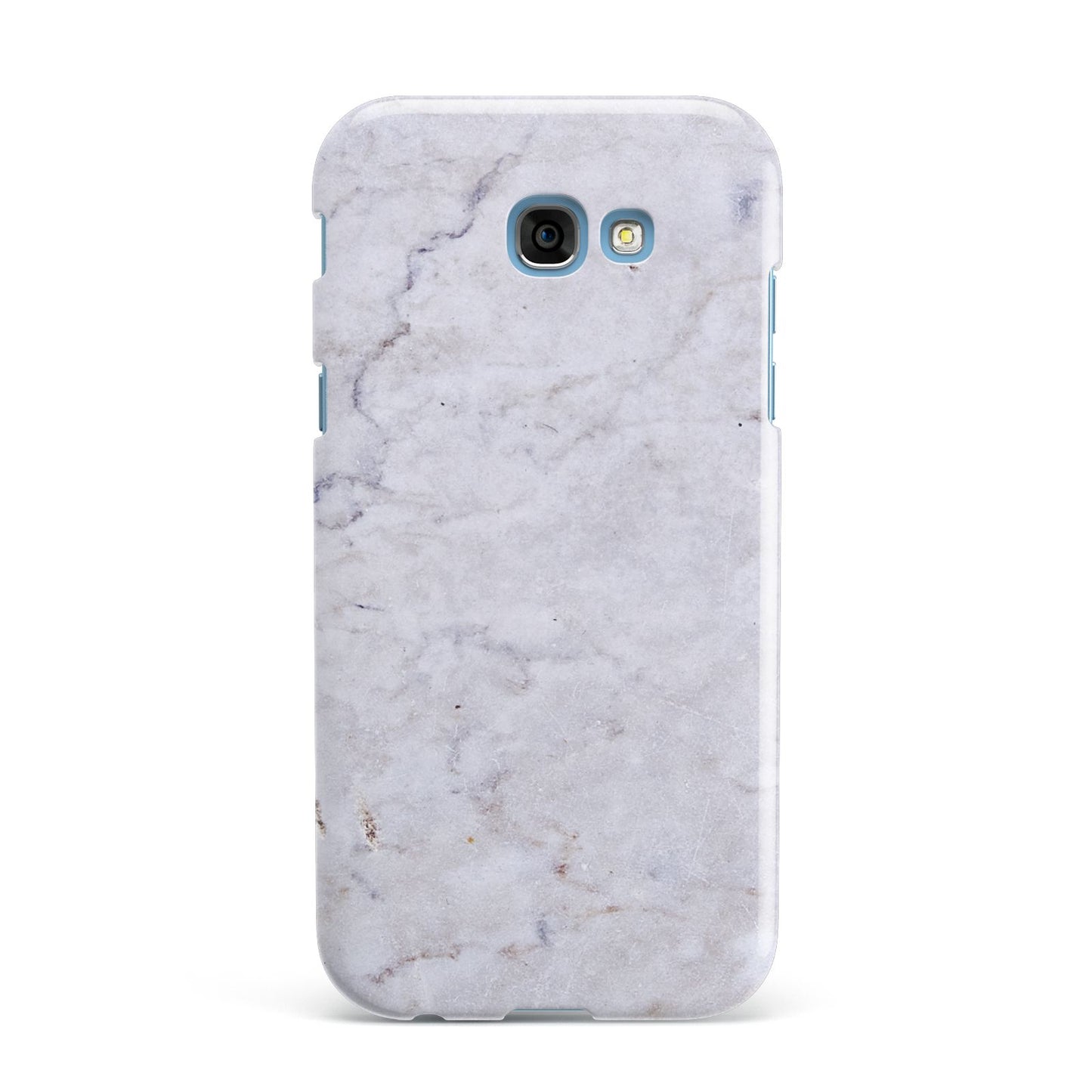 Faux Carrara Marble Print Grey Samsung Galaxy A7 2017 Case