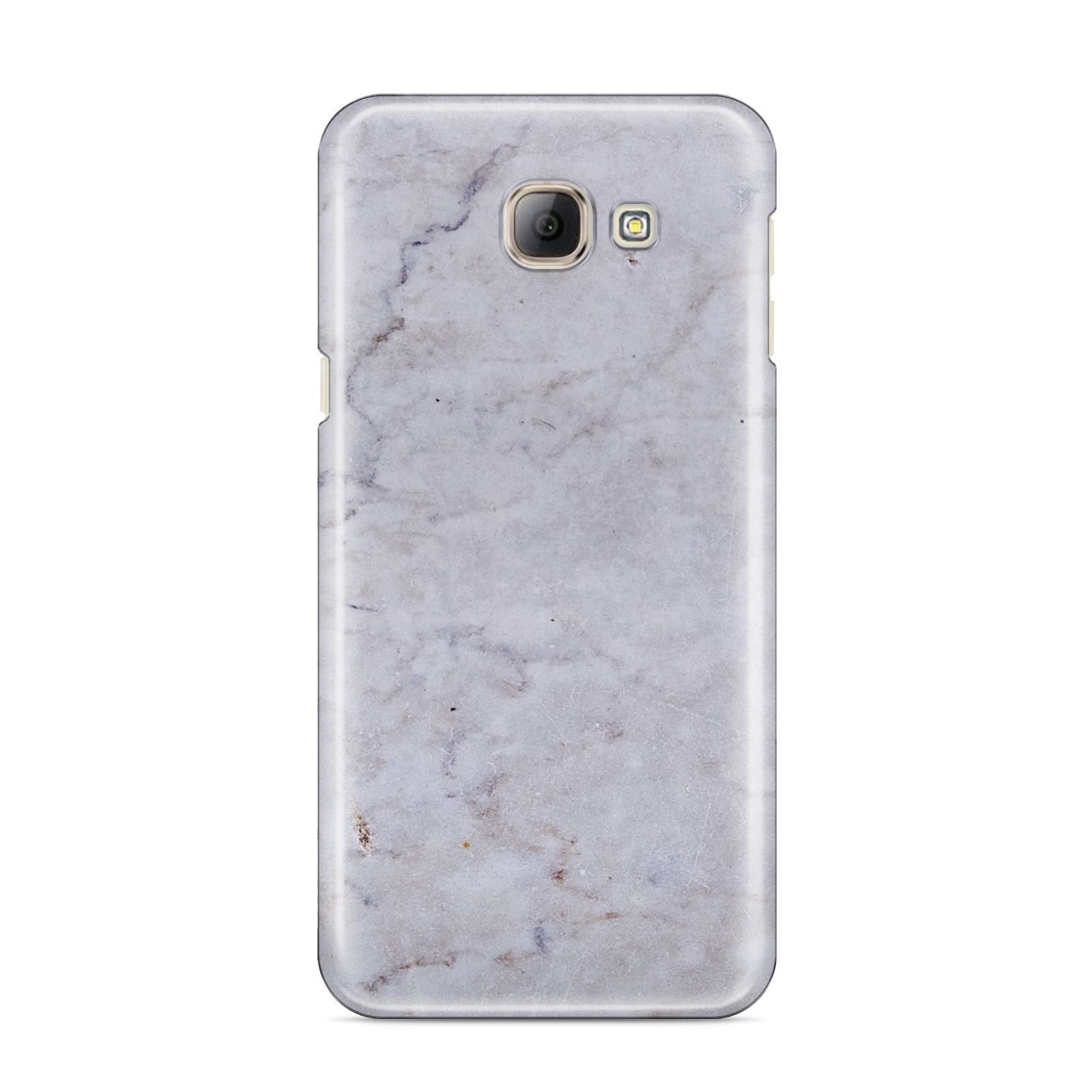Faux Carrara Marble Print Grey Samsung Galaxy A8 2016 Case