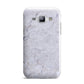 Faux Carrara Marble Print Grey Samsung Galaxy J1 2015 Case
