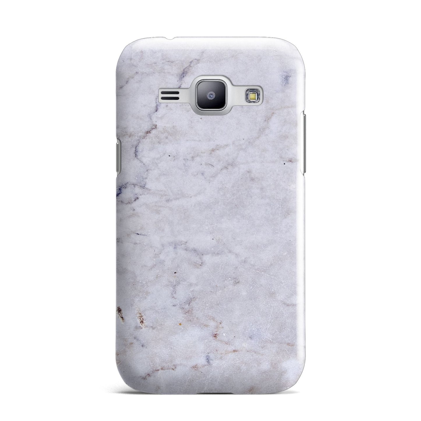 Faux Carrara Marble Print Grey Samsung Galaxy J1 2015 Case