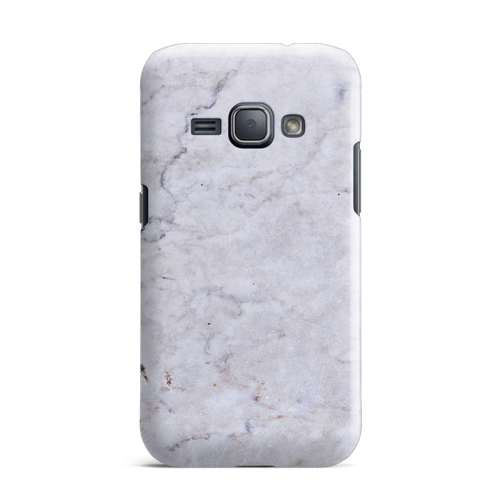Faux Carrara Marble Print Grey Samsung Galaxy J1 2016 Case
