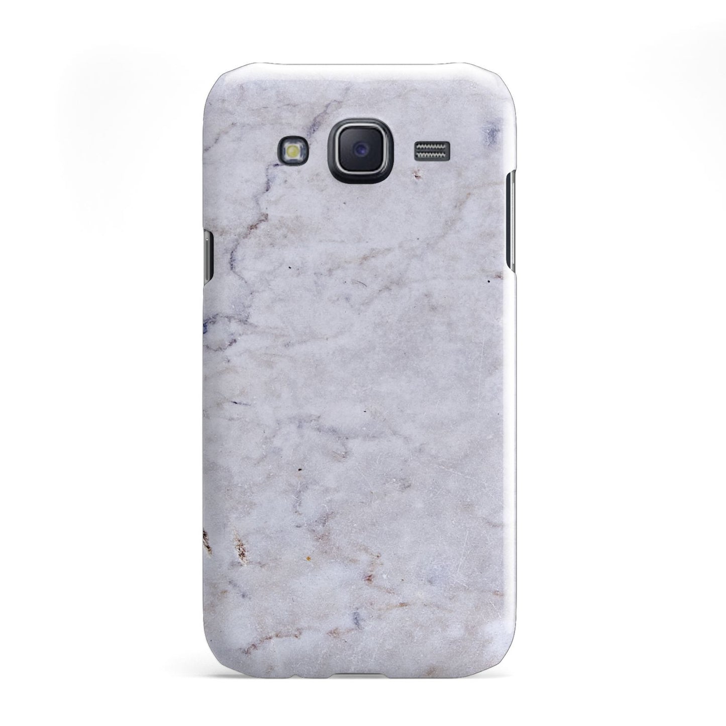 Faux Carrara Marble Print Grey Samsung Galaxy J5 Case