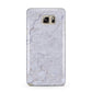 Faux Carrara Marble Print Grey Samsung Galaxy Note 5 Case