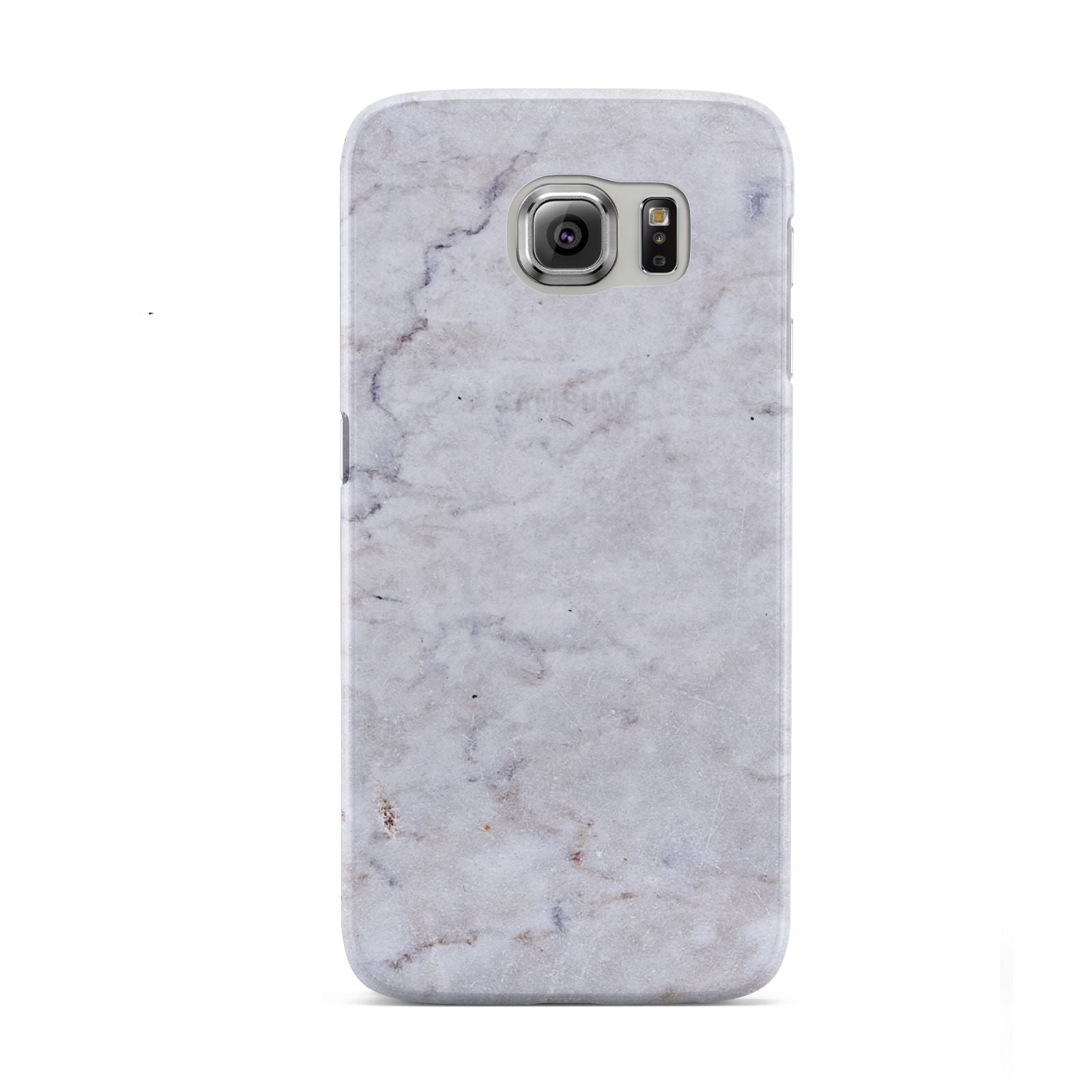 Faux Carrara Marble Print Grey Samsung Galaxy S6 Case