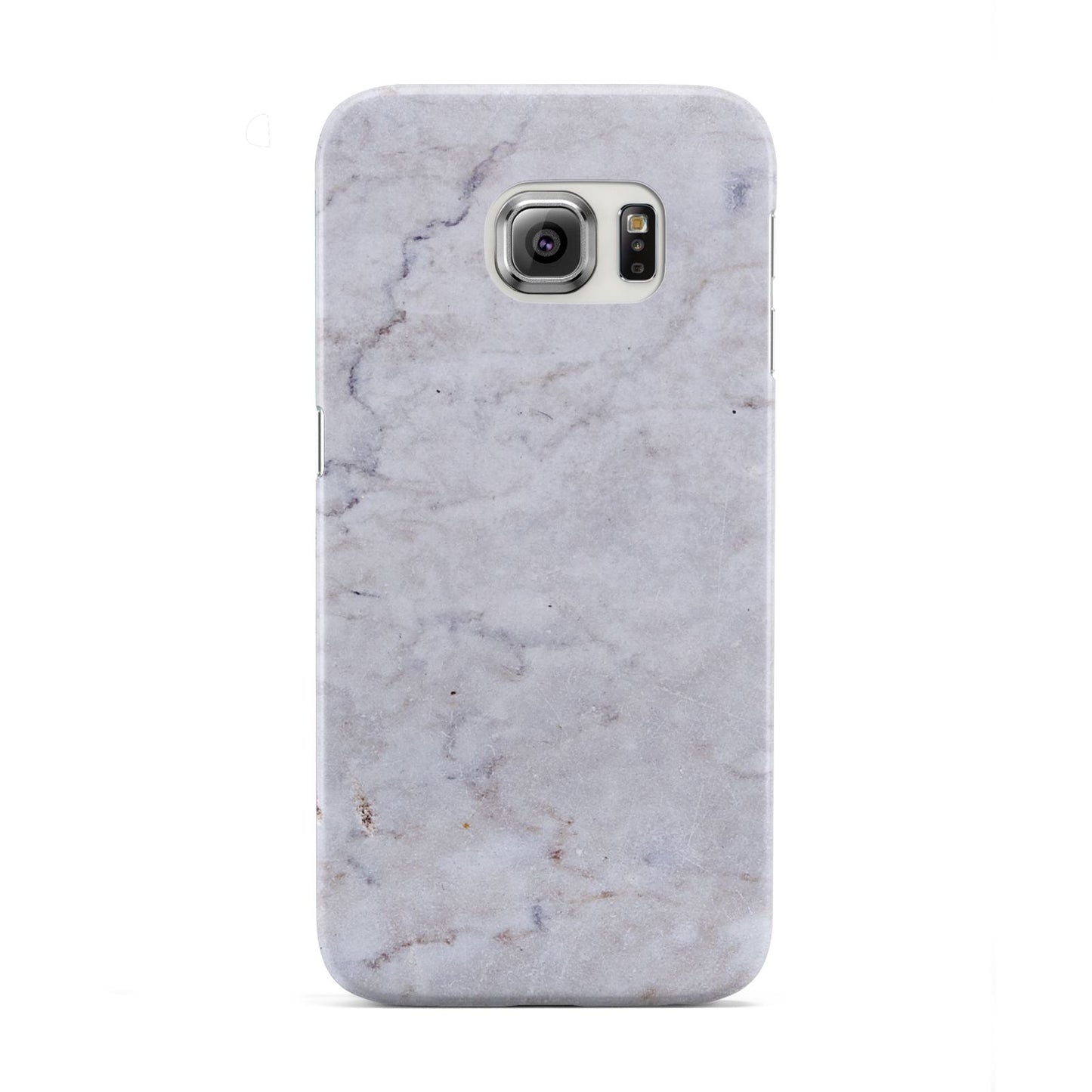 Faux Carrara Marble Print Grey Samsung Galaxy S6 Edge Case