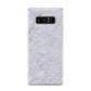 Faux Carrara Marble Print Grey Samsung Galaxy S8 Case