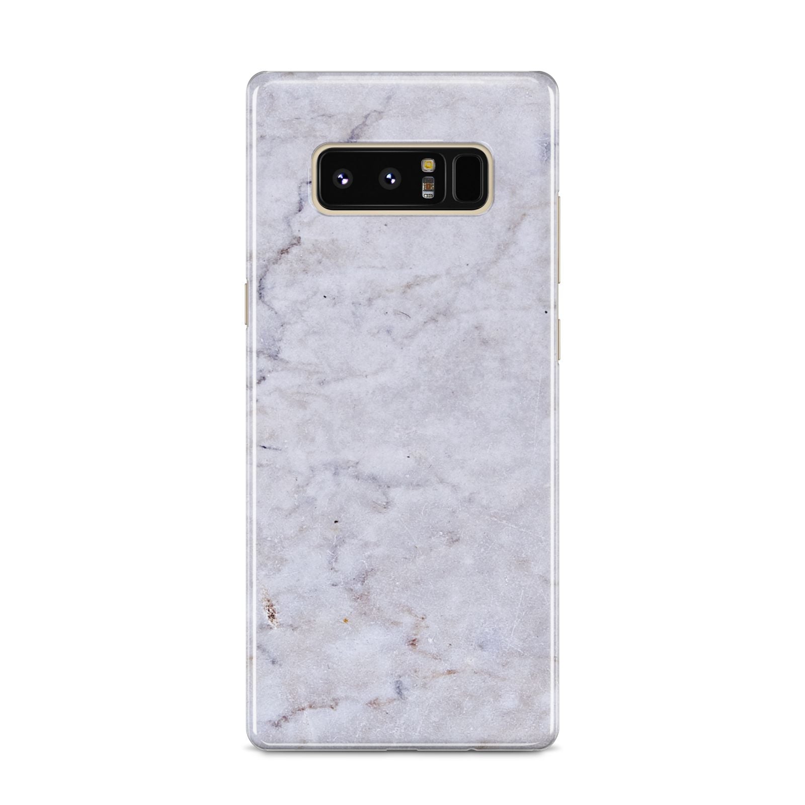 Faux Carrara Marble Print Grey Samsung Galaxy S8 Case