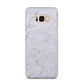 Faux Carrara Marble Print Grey Samsung Galaxy S8 Plus Case