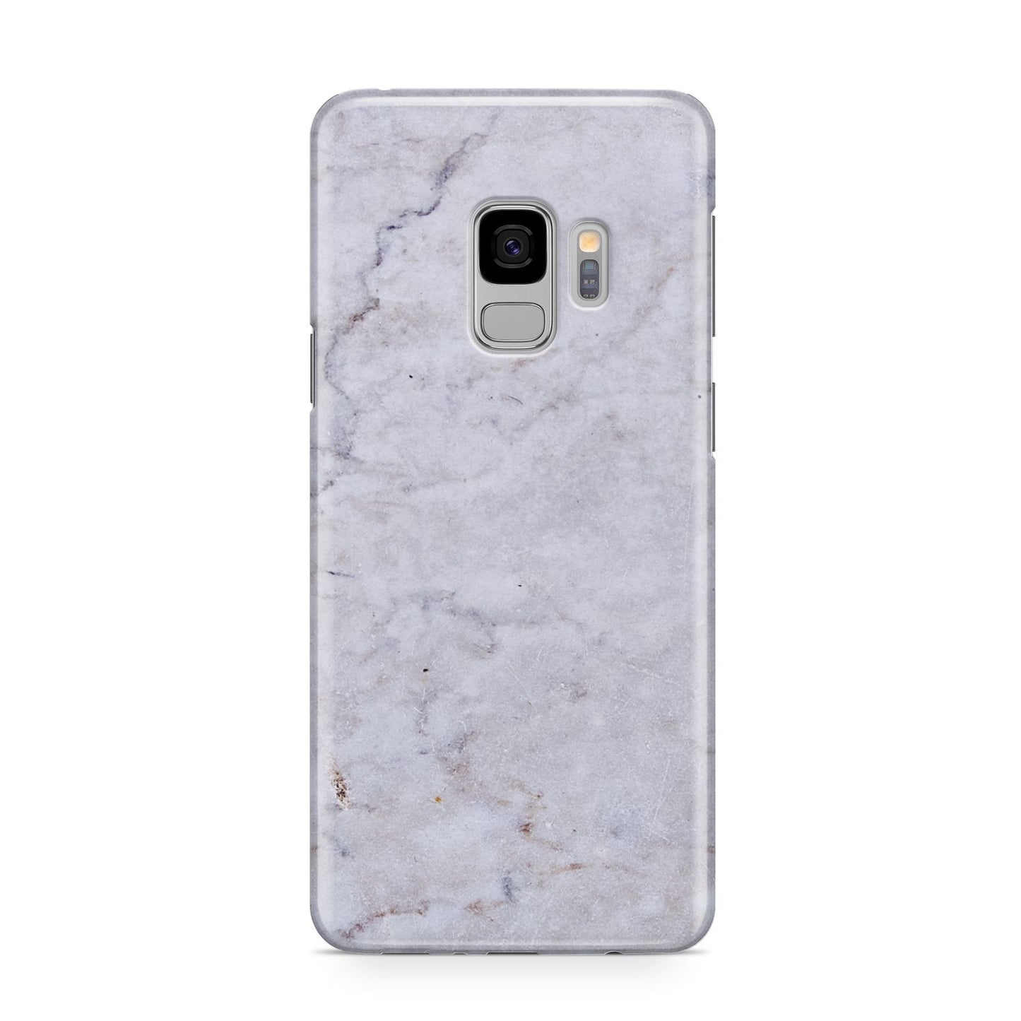 Faux Carrara Marble Print Grey Samsung Galaxy S9 Case
