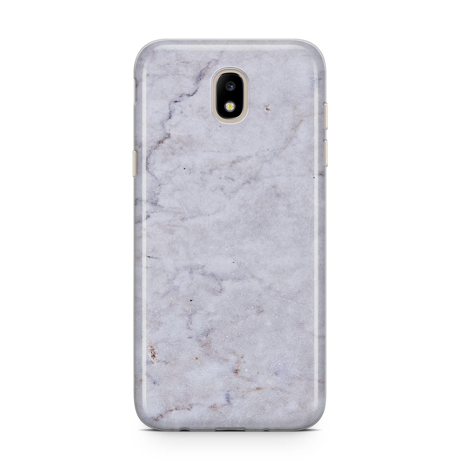 Faux Carrara Marble Print Grey Samsung J5 2017 Case