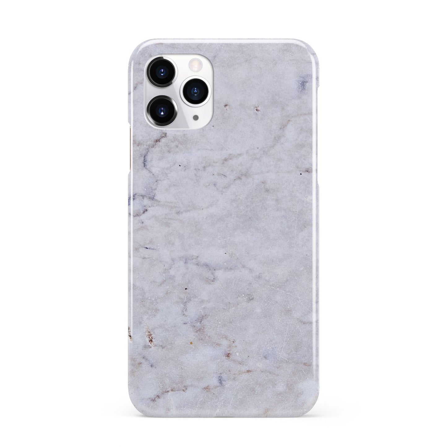 Faux Carrara Marble Print Grey iPhone 11 Pro 3D Snap Case