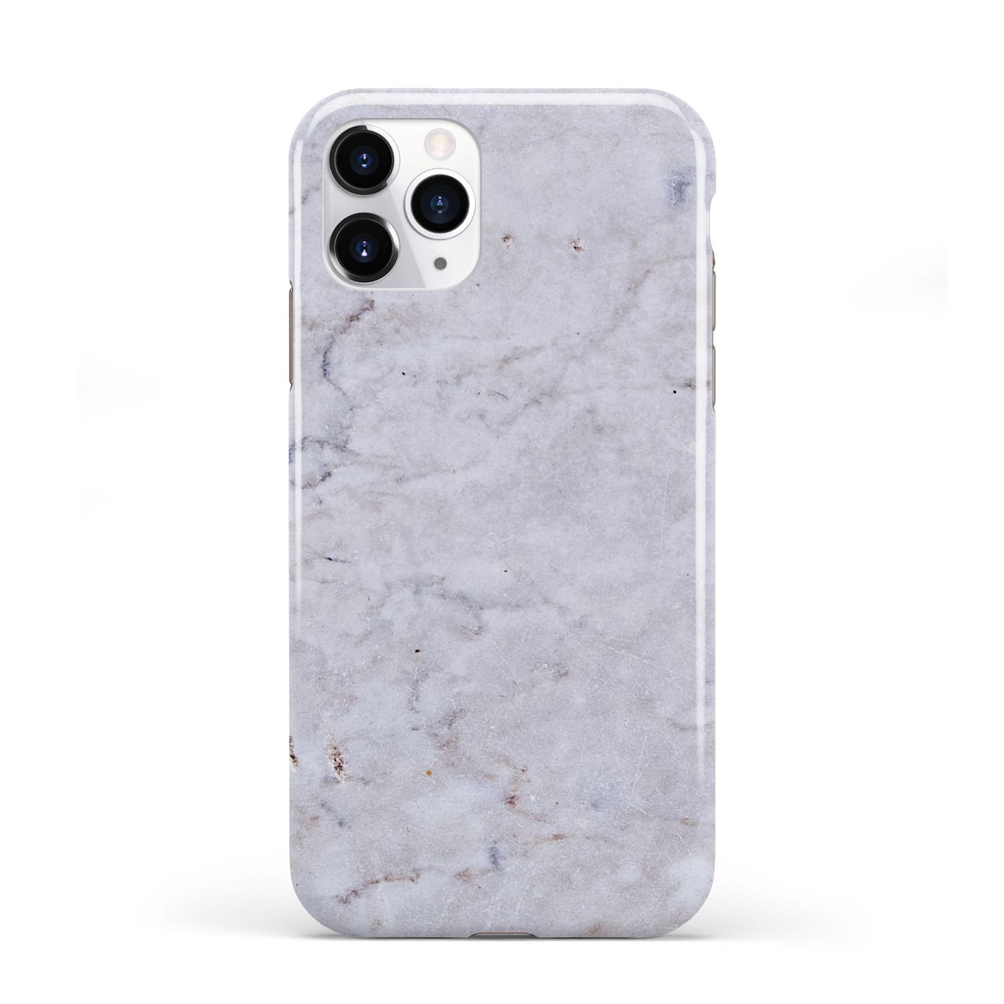 Faux Carrara Marble Print Grey iPhone 11 Pro 3D Tough Case
