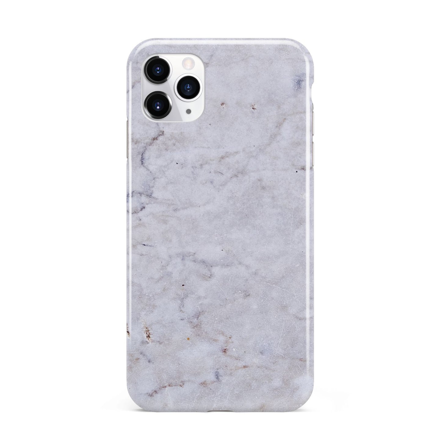 Faux Carrara Marble Print Grey iPhone 11 Pro Max 3D Tough Case