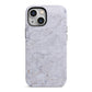 Faux Carrara Marble Print Grey iPhone 13 Mini Full Wrap 3D Tough Case