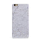 Faux Carrara Marble Print Grey iPhone 6 Plus 3D Snap Case on Gold Phone