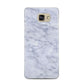 Faux Carrara Marble Print Samsung Galaxy A5 2016 Case on gold phone