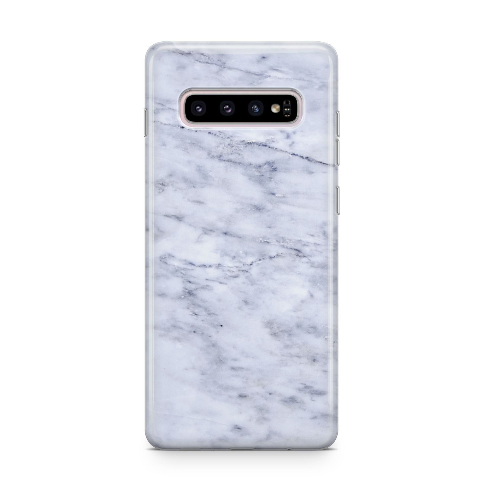 Faux Carrara Marble Print Samsung Galaxy S10 Plus Case