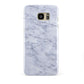 Faux Carrara Marble Print Samsung Galaxy S7 Edge Case