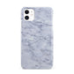 Faux Carrara Marble Print iPhone 11 3D Snap Case