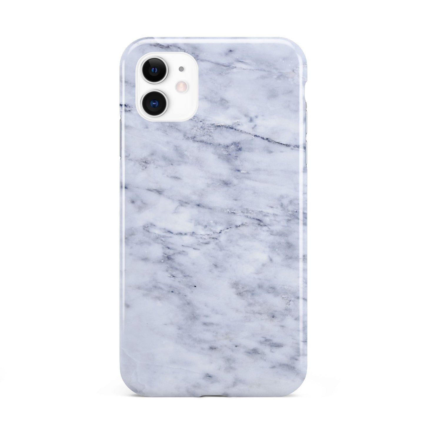 Faux Carrara Marble Print iPhone 11 3D Tough Case