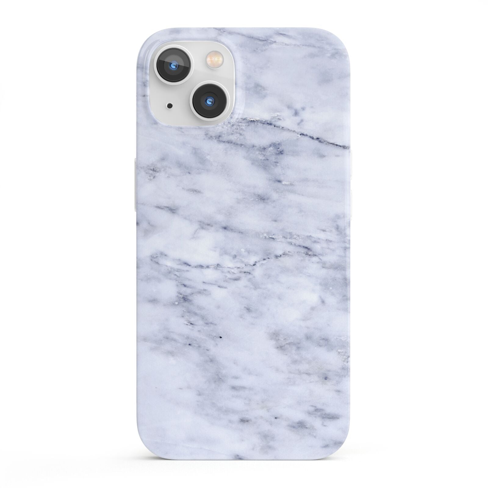 Faux Carrara Marble Print iPhone 13 Full Wrap 3D Snap Case