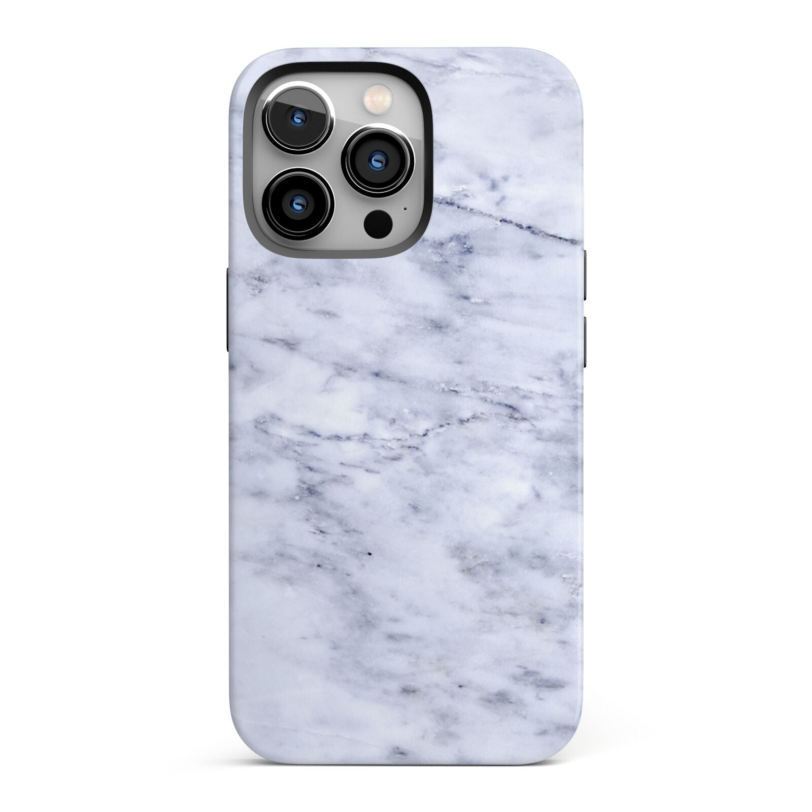 Faux Carrara Marble Print iPhone 13 Pro Full Wrap 3D Tough Case