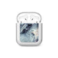 Faux Marble Blue Grey AirPods Case
