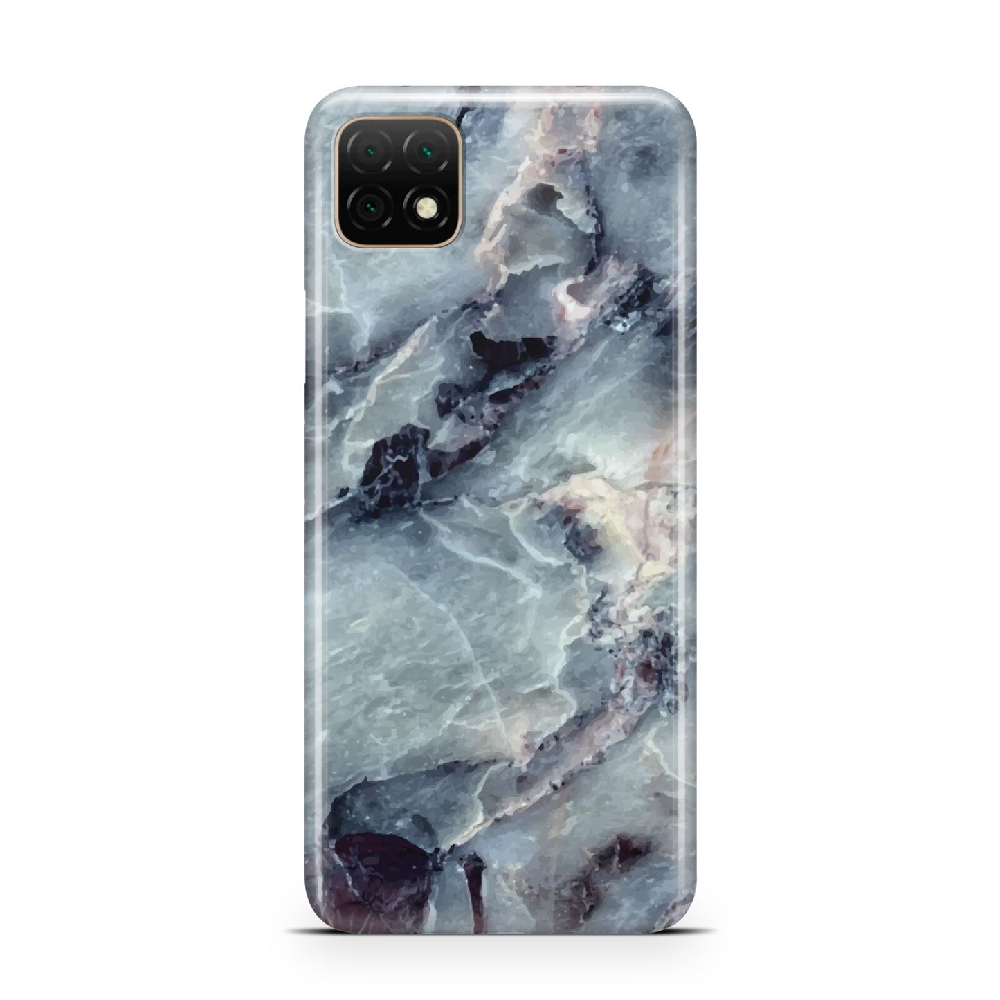 Faux Marble Blue Grey Huawei Enjoy 20 Phone Case