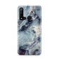 Faux Marble Blue Grey Huawei P20 Lite 5G Phone Case