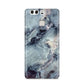 Faux Marble Blue Grey Huawei P9 Case