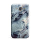Faux Marble Blue Grey Samsung Galaxy J7 Case