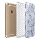 Faux Marble Blue Grey White Apple iPhone 6 Plus 3D Tough Case Expand Detail Image