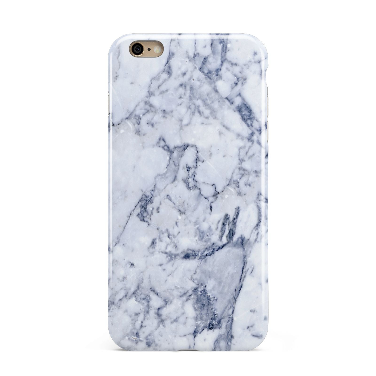 Faux Marble Blue Grey White Apple iPhone 6 Plus 3D Tough Case