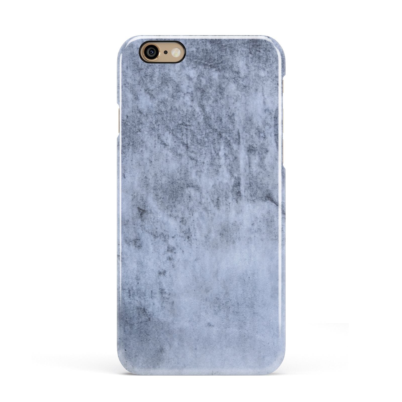 Faux Marble Dark Grey Apple iPhone 6 3D Snap Case