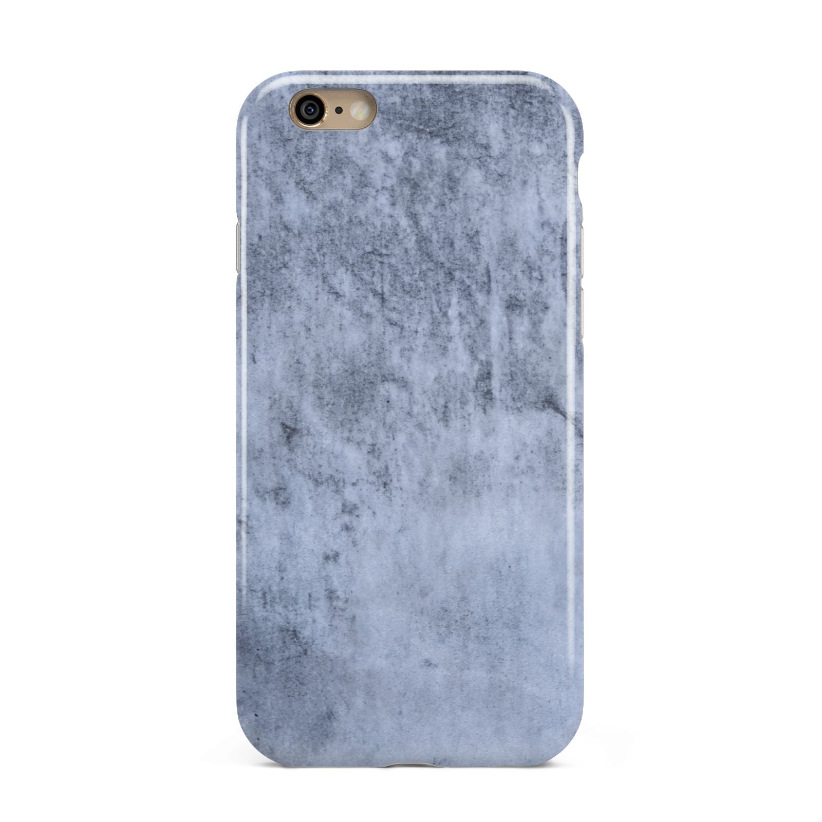 Faux Marble Dark Grey Apple iPhone 6 3D Tough Case