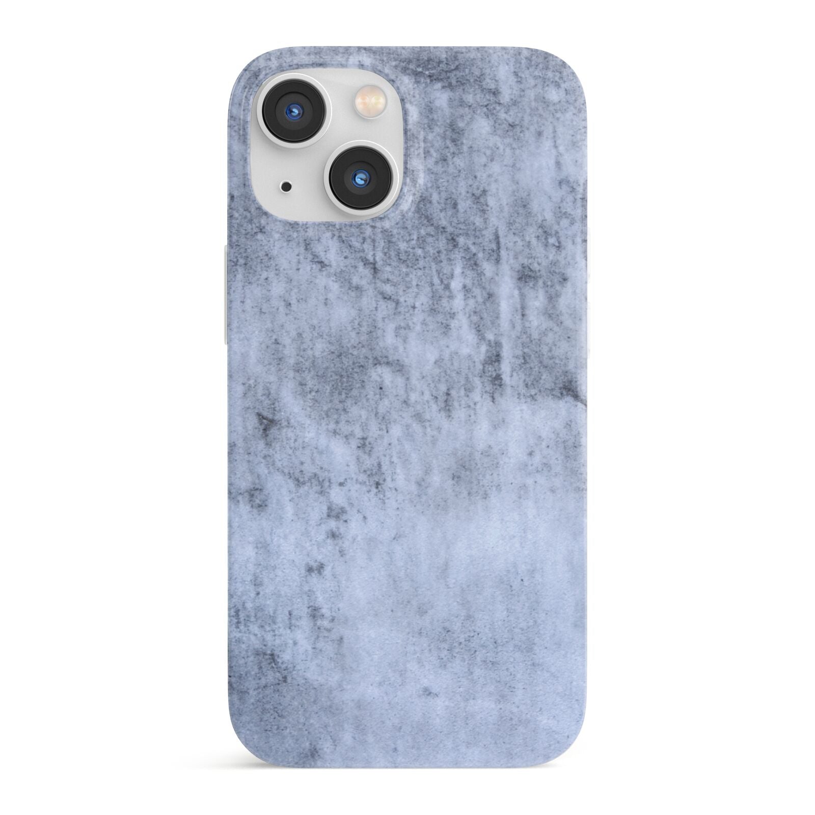 Faux Marble Dark Grey iPhone 13 Mini Full Wrap 3D Snap Case