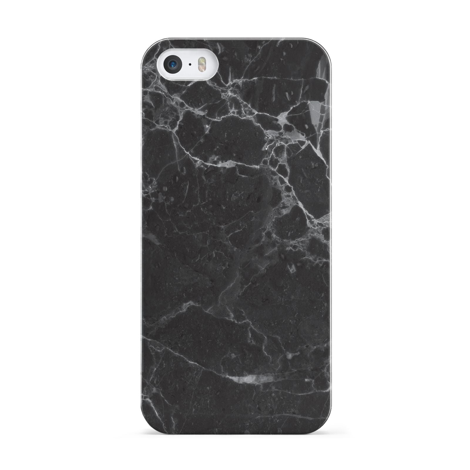 Faux Marble Effect Black Apple iPhone 5 Case