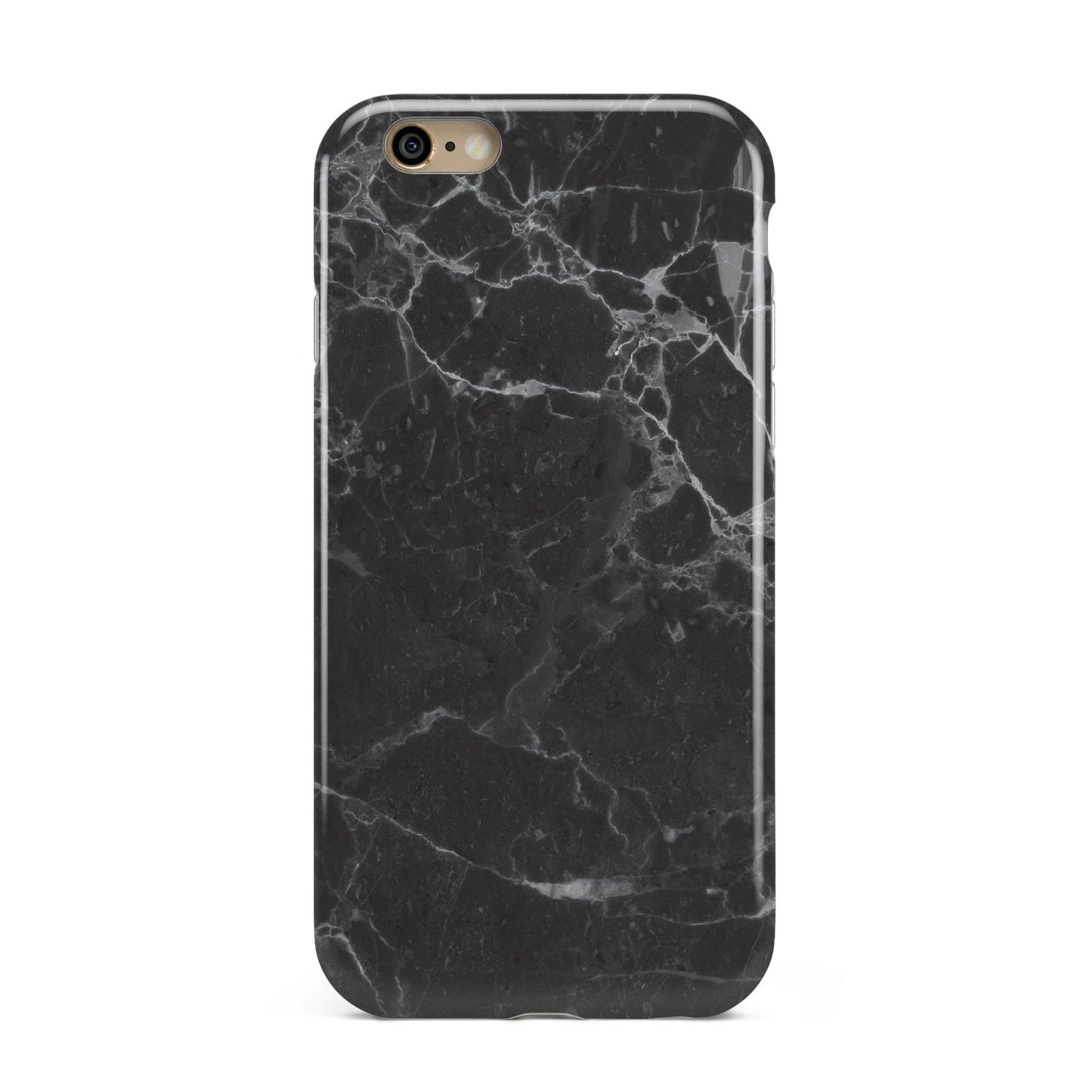 Faux Marble Effect Black Apple iPhone 6 3D Tough Case