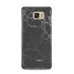 Faux Marble Effect Black Samsung Galaxy A5 2016 Case on gold phone