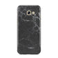 Faux Marble Effect Black Samsung Galaxy A5 2017 Case on gold phone
