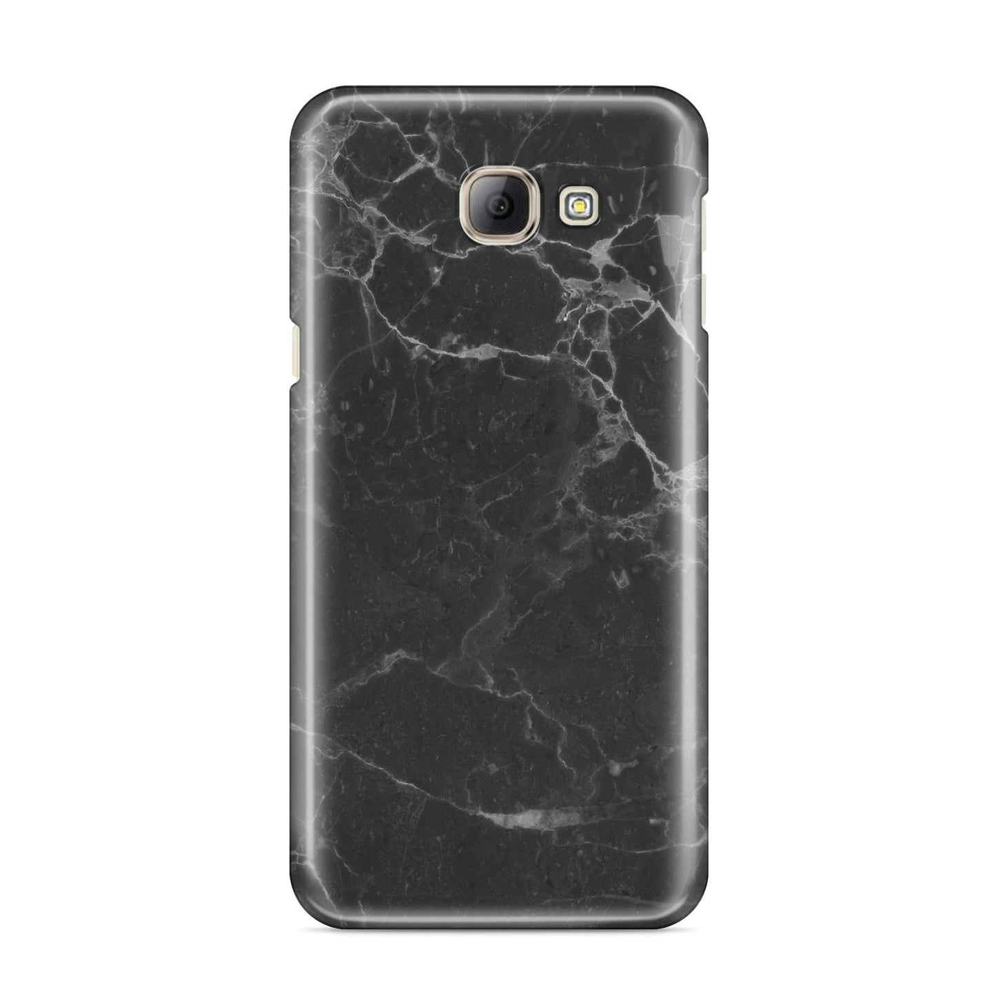 Faux Marble Effect Black Samsung Galaxy A8 2016 Case