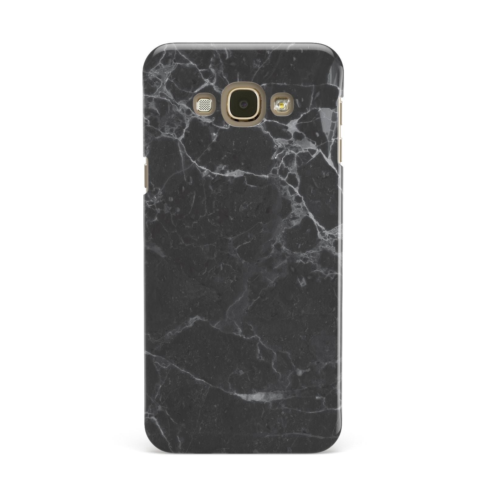 Faux Marble Effect Black Samsung Galaxy A8 Case
