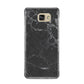 Faux Marble Effect Black Samsung Galaxy A9 2016 Case on gold phone