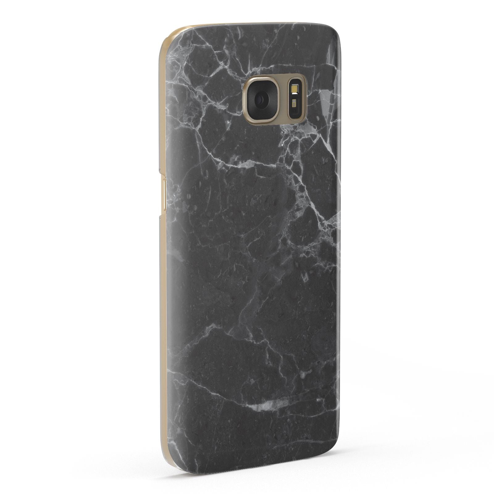 Faux Marble Effect Black Samsung Galaxy Case Fourty Five Degrees