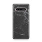 Faux Marble Effect Black Samsung Galaxy S10 Plus Case