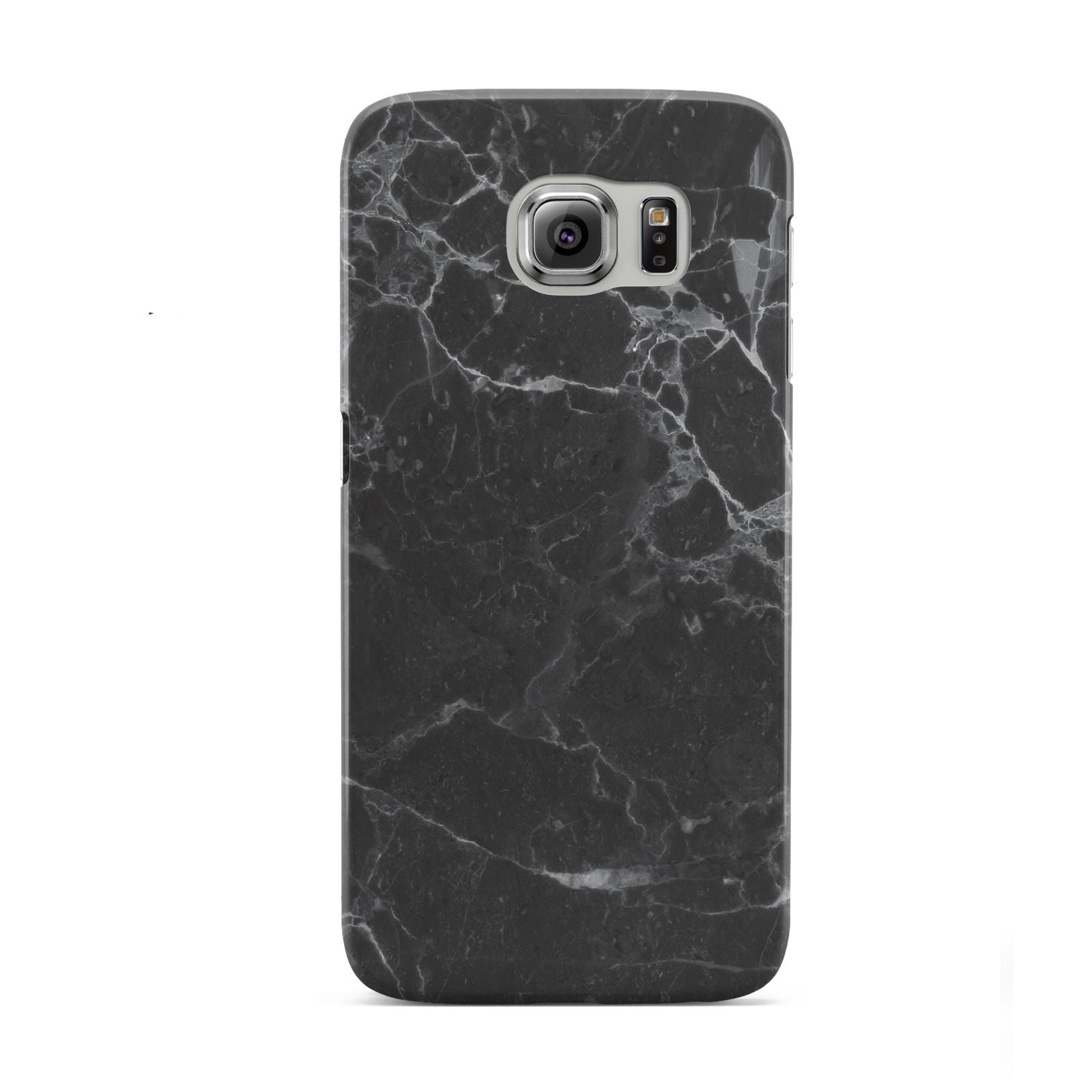 Faux Marble Effect Black Samsung Galaxy S6 Case