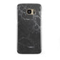 Faux Marble Effect Black Samsung Galaxy S7 Edge Case